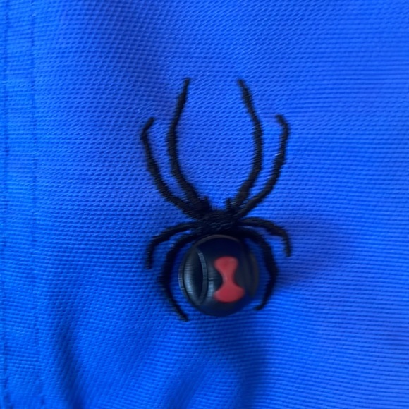 Spyder jacket ski snowboard removable hood zip pockets blue gray black XXL boys - Picture 14 of 16